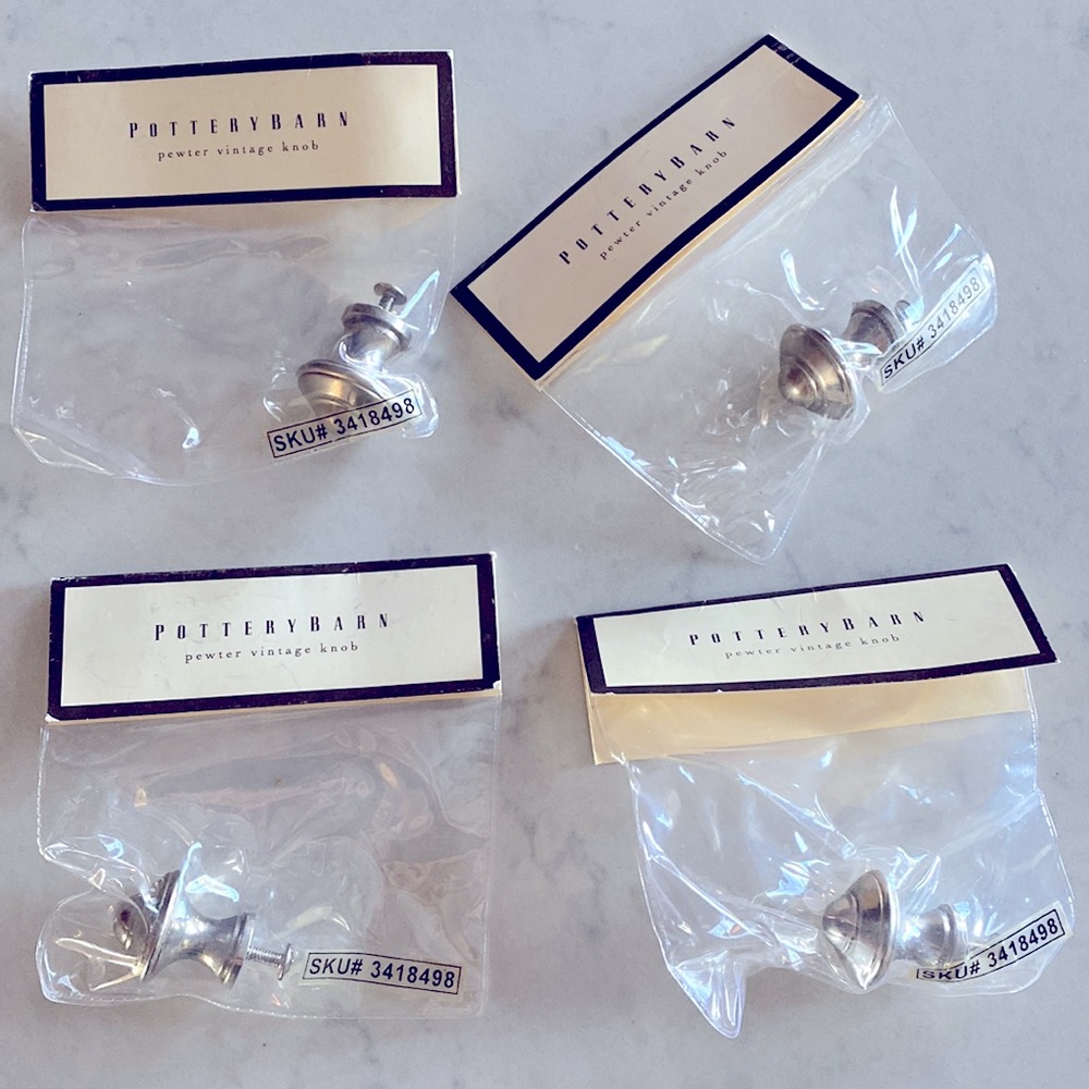 Pottery Barn drawer pulls/knobs brushed nickel finish